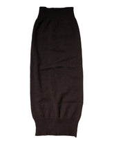 Dolce & Gabbana Brown Cashmere Knitted Neck Warmer Foulard Scarf -   -  Dolce & Gabbana.